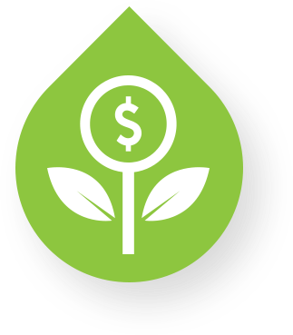 Money flower icon