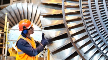 Man inspecting for varnish