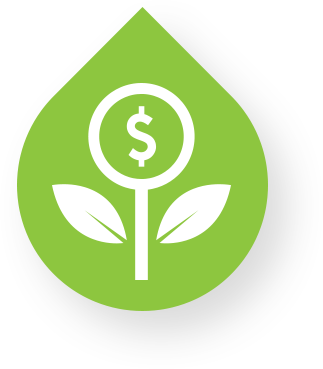 Money flower icon